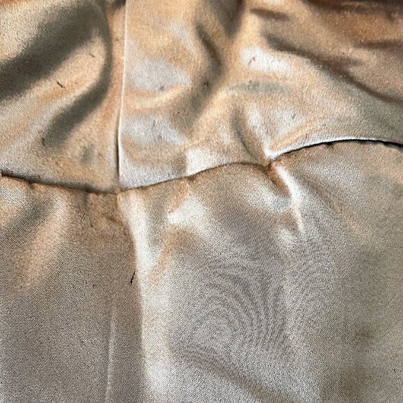 VTG 1960s Genuine Mink Fur Stole Shawl Wrap Brown Satin Lined JC Penney Pockets - Picture 8 of 11